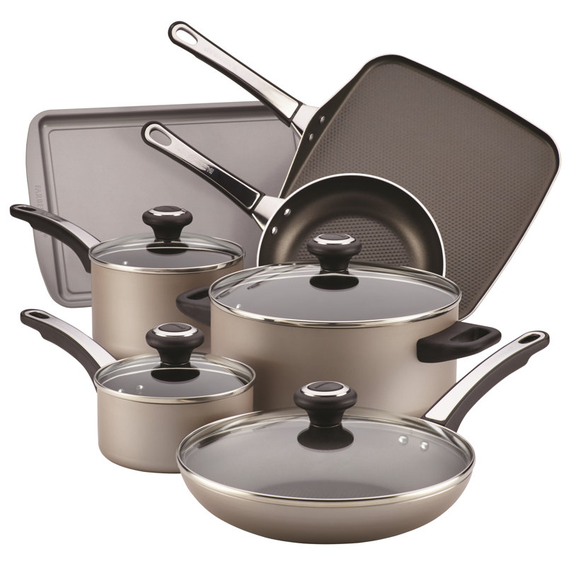 17 Piece NonStick Cookware Set & Reviews AllModern
